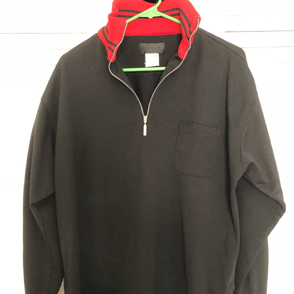 MEN’S Porsche Black/Red Pullover